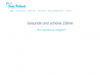 zahnarzt-roland.de Webseite Vorschau
