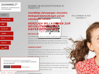 zahnwelt.org Webseite Vorschau