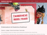 zauberhexe-nudeltraud.de Webseite Vorschau