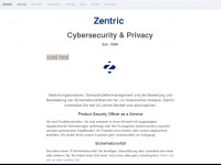 zentric.com Webseite Vorschau