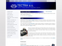 tectra.cz Webseite Vorschau
