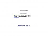tectron.ch Webseite Vorschau
