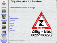 zillig-bau.de Webseite Vorschau