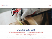 zimmerei-prokasky.de Webseite Vorschau