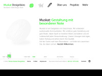 muskat-design.de Webseite Vorschau