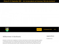 burkhards.eu Webseite Vorschau