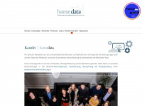 hanse-data.de Webseite Vorschau