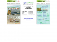 aquazosta.de Webseite Vorschau