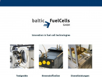 balticfuelcells.de Webseite Vorschau