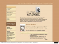 maxreisch.at Webseite Vorschau