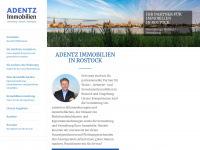 adentz.de Webseite Vorschau