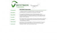 biostimun.de Webseite Vorschau