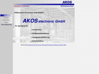 akos-electronic.de Webseite Vorschau