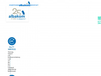 albakom.de Webseite Vorschau