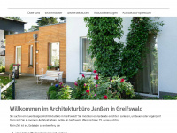architektjanssen.de Webseite Vorschau