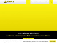 ascona-bauelemente.de Webseite Vorschau
