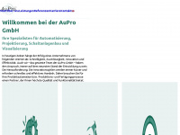 aupro.de Webseite Vorschau