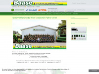 baase-landmaschinen.de Webseite Vorschau