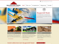 baugeschaeft-riedel.de Webseite Vorschau