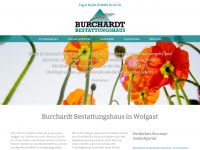 bestattungshaus-burchardt.de Webseite Vorschau