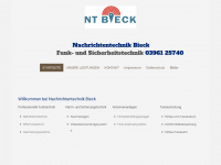 bieck.de Webseite Vorschau