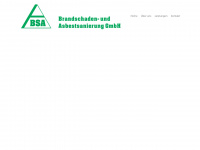 bsa-sanierung.de Webseite Vorschau