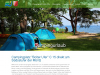 camping-bolter-ufer.de Webseite Vorschau