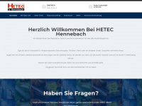 hetec-hennebach.de Webseite Vorschau