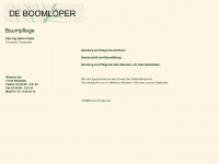de-boomloeper.de Webseite Vorschau