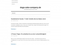 dogs-cake-company.de Webseite Vorschau