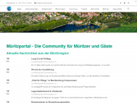 mueritzportal.de Webseite Vorschau