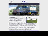 dud-eisenbahn.de Webseite Vorschau