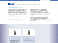 dustec.de Webseite Vorschau