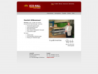 eco-hall.de Webseite Vorschau