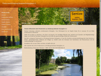 schlosspark-semlow.de Webseite Vorschau
