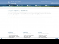 boot-charter-service.com Webseite Vorschau