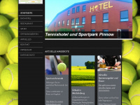 sporthotel-pinnow.de Webseite Vorschau