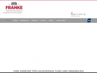 franke-immo.de Webseite Vorschau