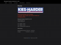 kieswerk-harder.de Webseite Vorschau