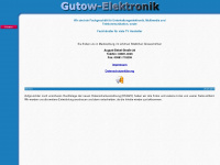 gutow-elektronik.de Webseite Vorschau