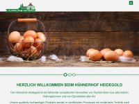 heidegold.de Webseite Vorschau