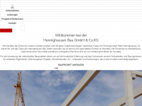 hennighausen-bau.de Webseite Vorschau