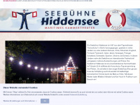 hiddenseebuehne.de Webseite Vorschau