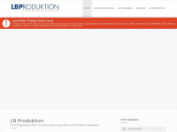 lbproduktion.de Webseite Vorschau