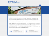 hup-metallbau.de Webseite Vorschau