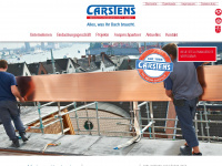 carstens-dach.de Webseite Vorschau