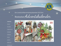 rostocker-adventskalender.de Webseite Vorschau