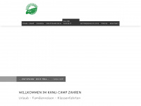 kanu-camp.de Webseite Vorschau