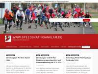 speedskatinganklam.de Webseite Vorschau
