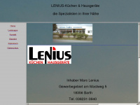 lenius-hausgeraete.de Webseite Vorschau
